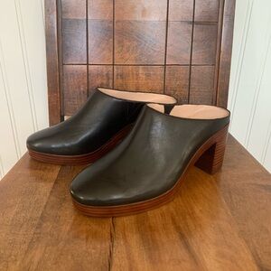 Madewell Leather Platform Mule NWOT